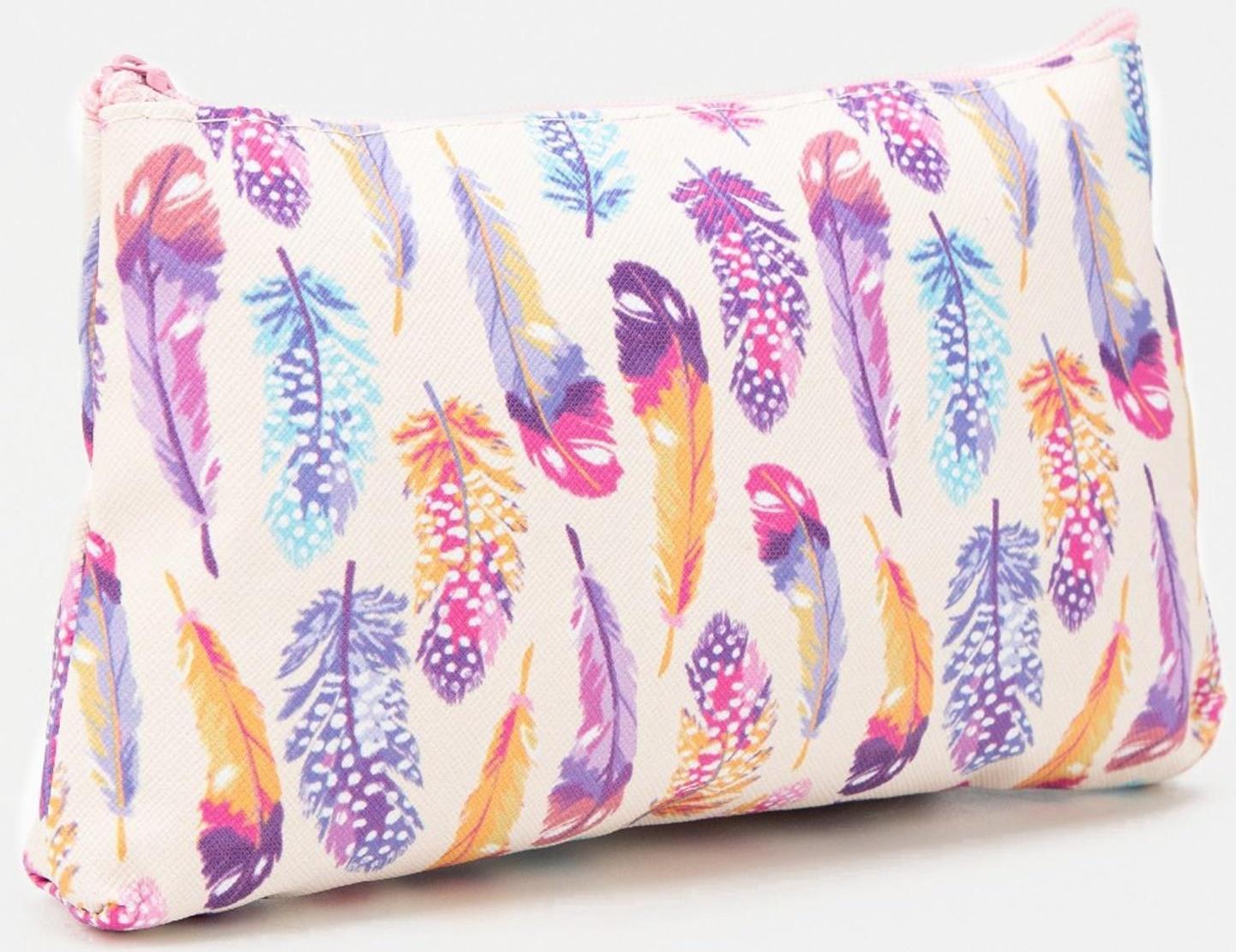 Косметичка на молнии, цвет бежевый