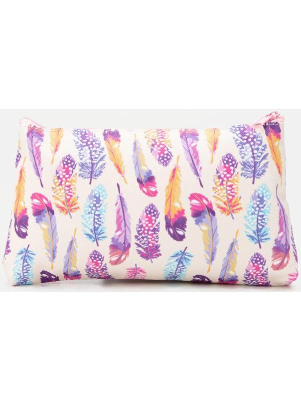 Косметичка на молнии, цвет бежевый