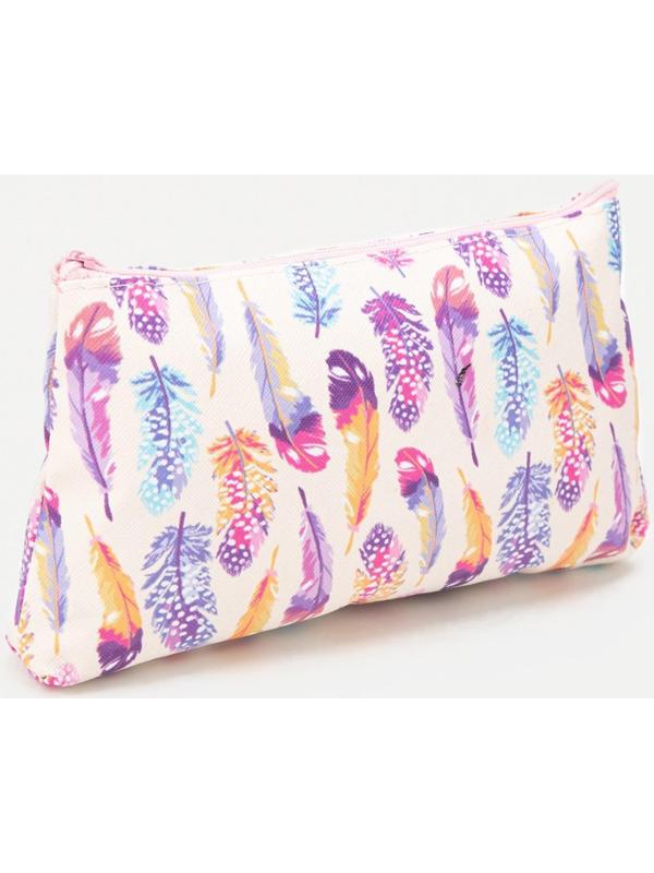 Косметичка на молнии, цвет бежевый