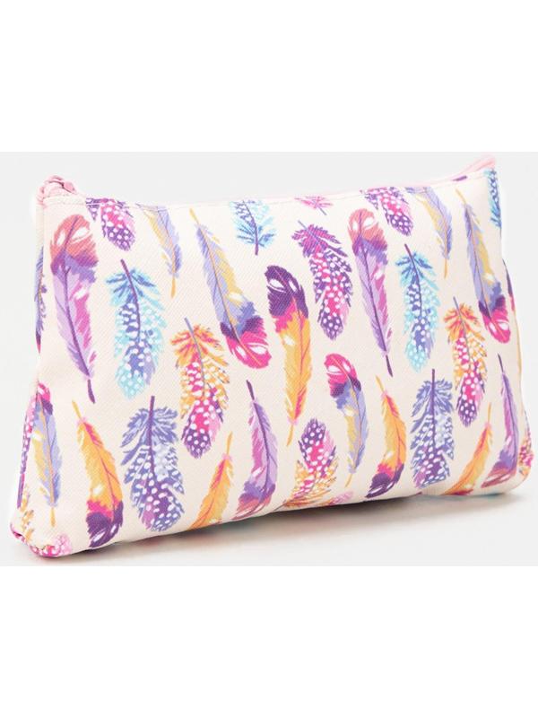 Косметичка на молнии, цвет бежевый