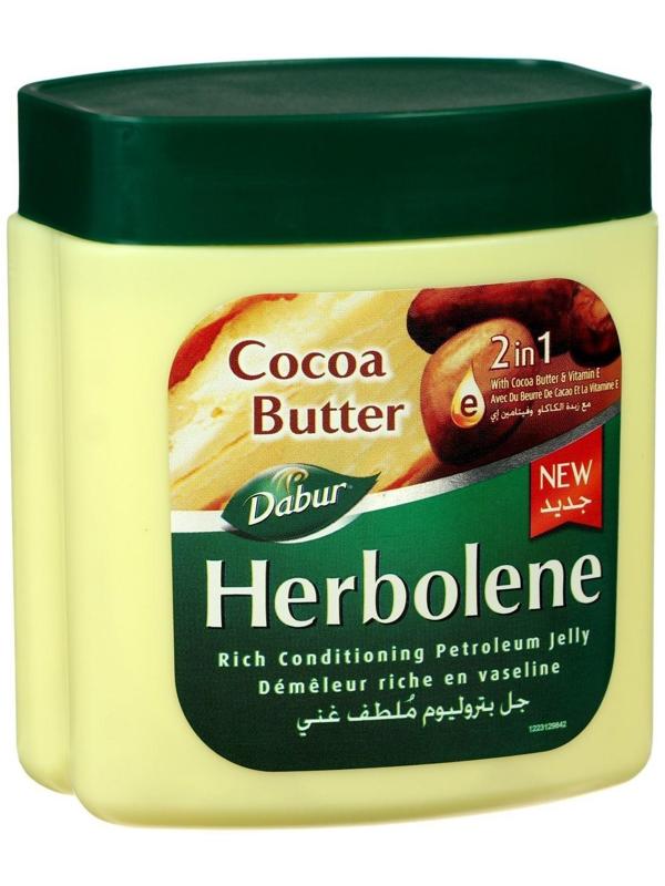 Крем для кожи Dabur Herbolene с маслом какао и витамином Е, увлажняющий, 225 мл