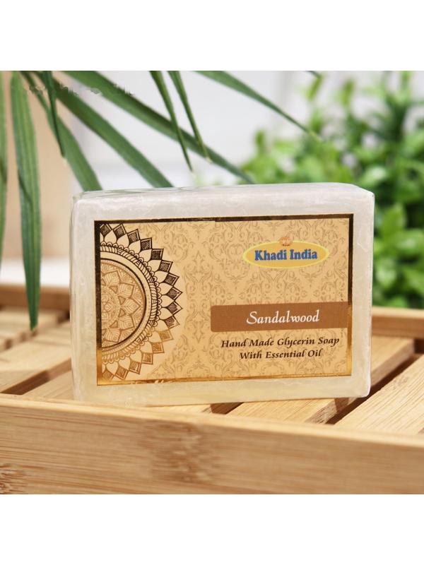 Мыло ручной работы Khadi сандал, 100 г
