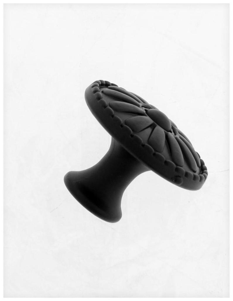 Ручка кнопка ТУНДРА РК205, цвет черный