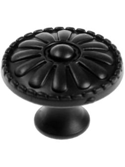 Ручка кнопка ТУНДРА РК205, цвет черный