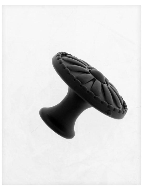 Ручка кнопка ТУНДРА РК205, цвет черный