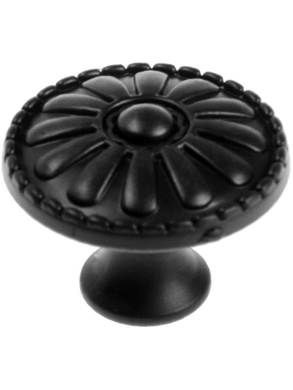 Ручка кнопка ТУНДРА РК205, цвет черный