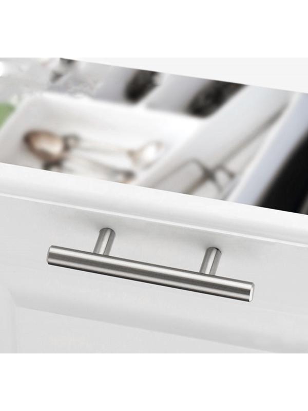 Ручка-рейлинг ТУНДРА, м/о 96 мм, цвет матовый хром