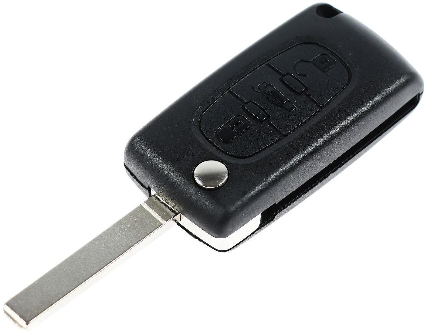 Корпус  ключа, откидной, Peugeot / Citroen