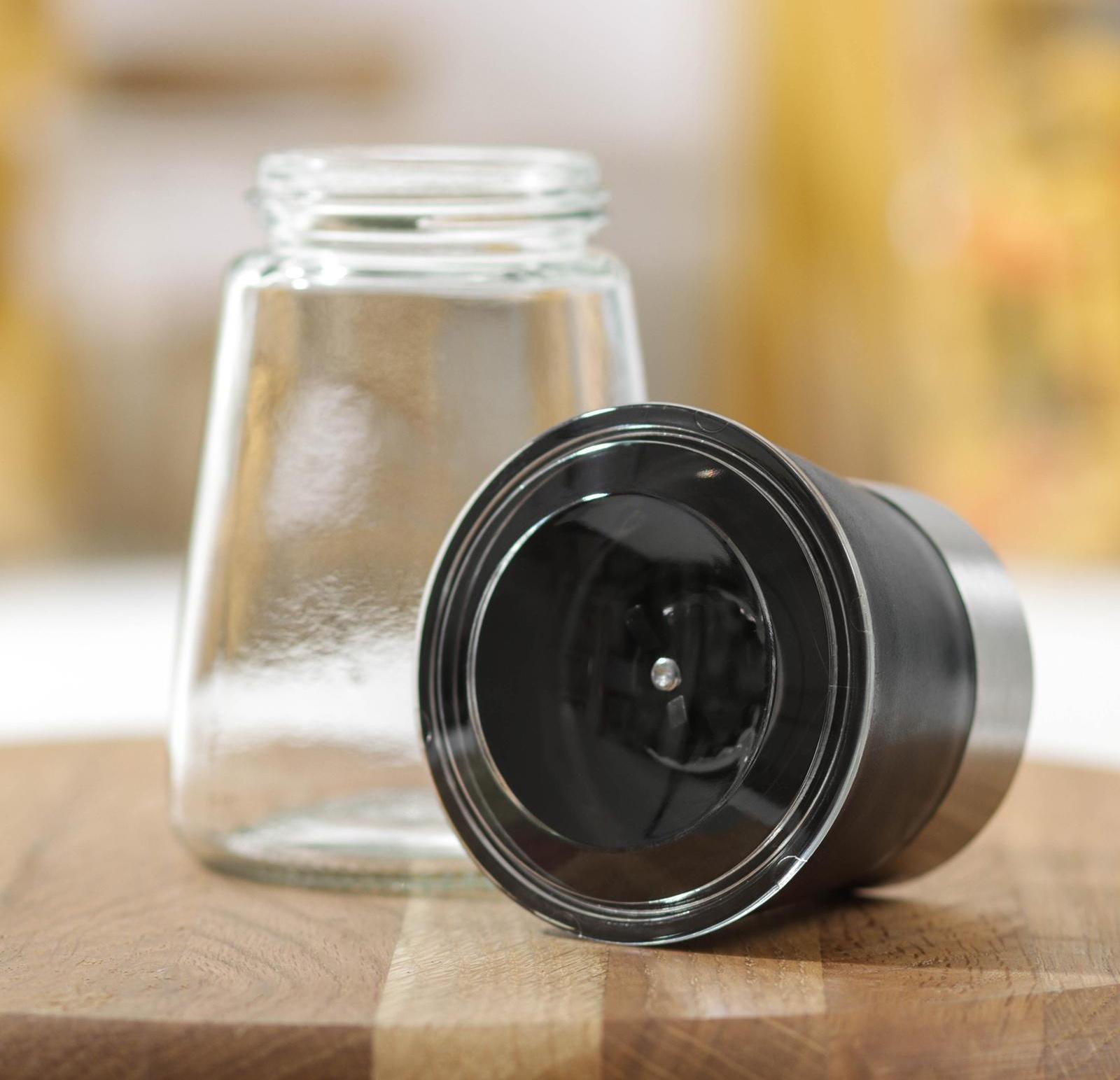 Мельница для специй «Модерн», 6,5×6,5×13 см, 180 мл, цвет чёрный