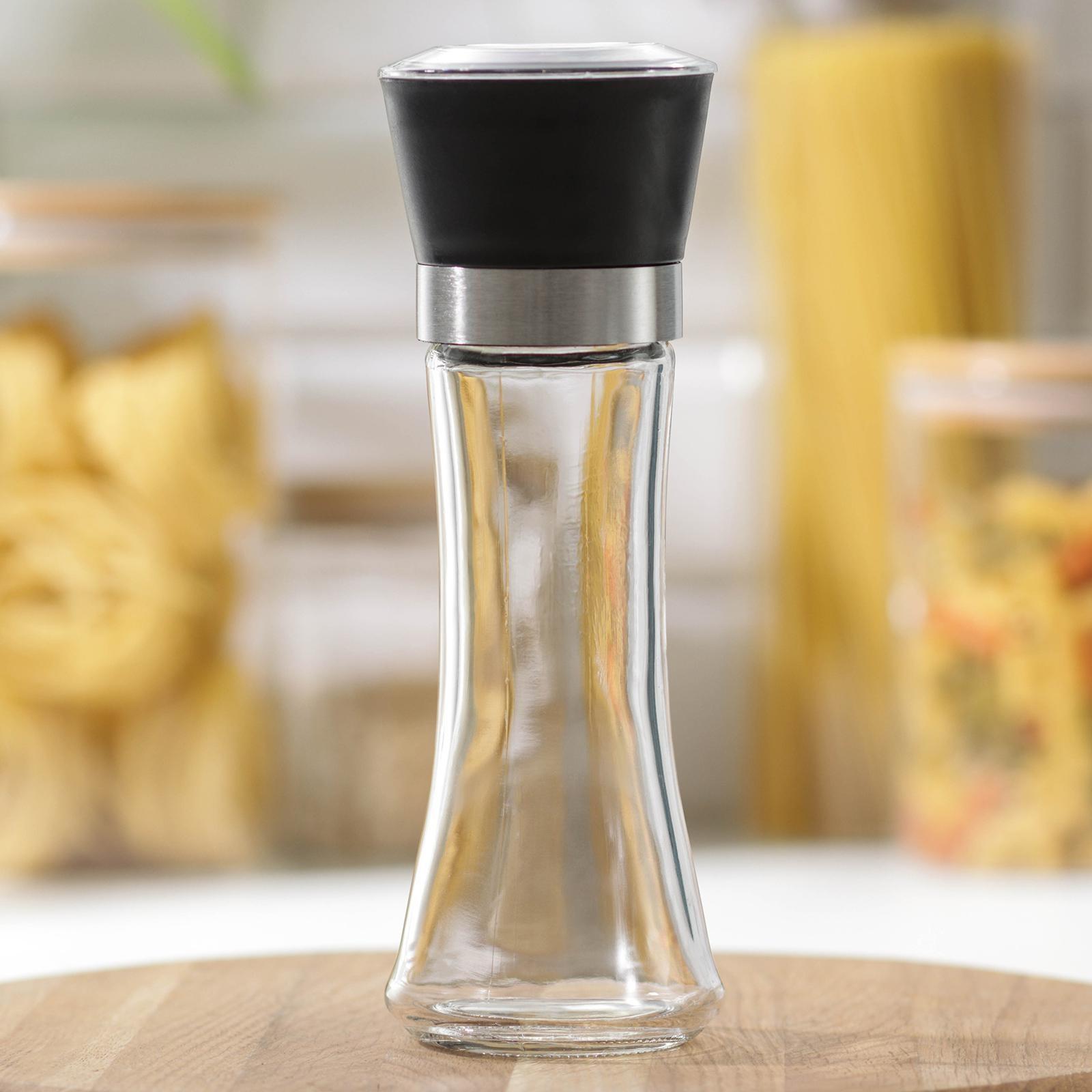 Мельница для специй «Модерн», 6,5×6,5×18,8 см, 200 мл, цвет чёрный