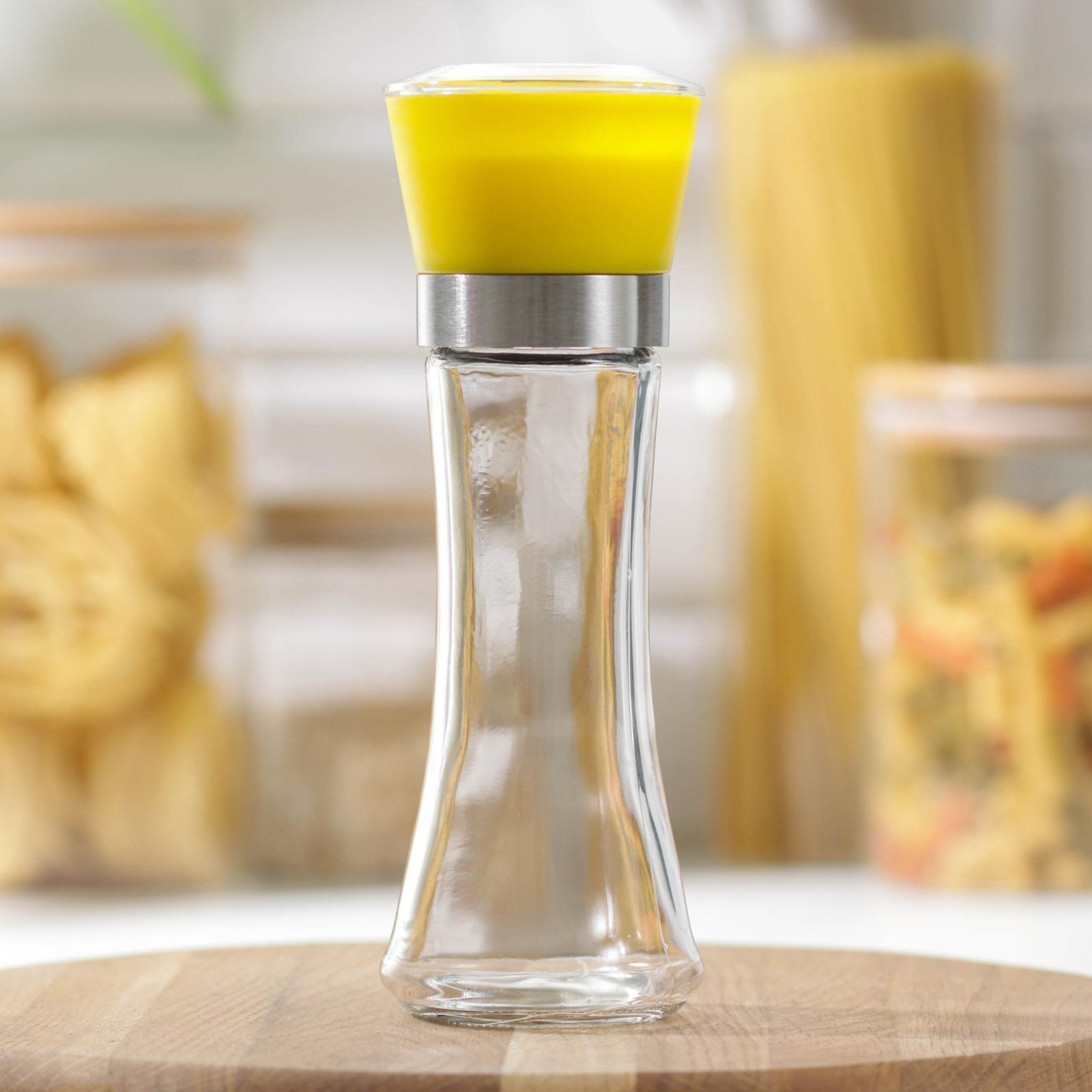 Мельница для специй «Модерн», 6,5×6,5×18,8 см, 200 мл, цвет жёлтый
