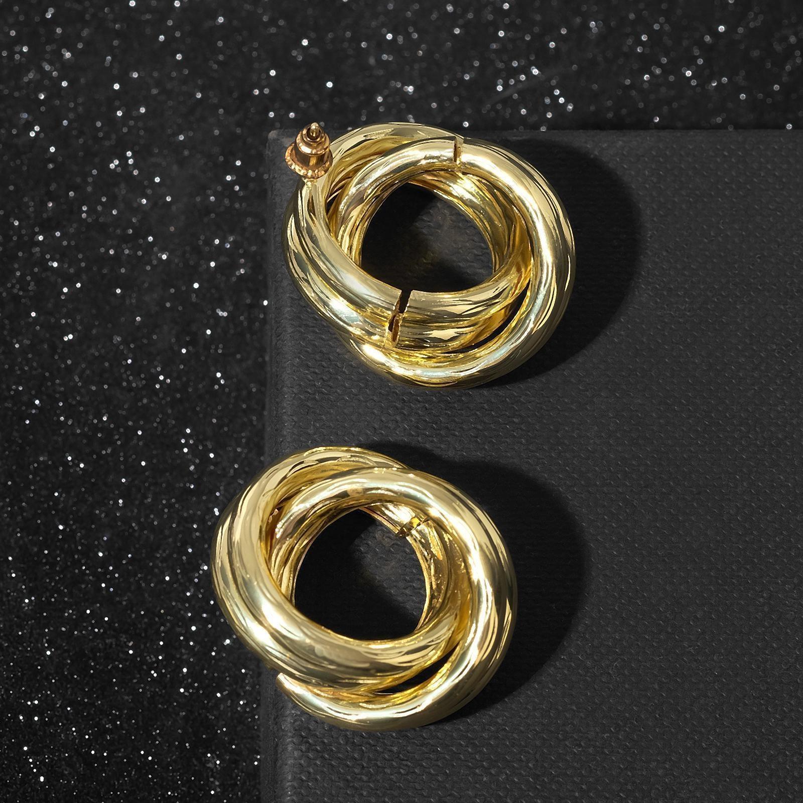 Серьги металл 