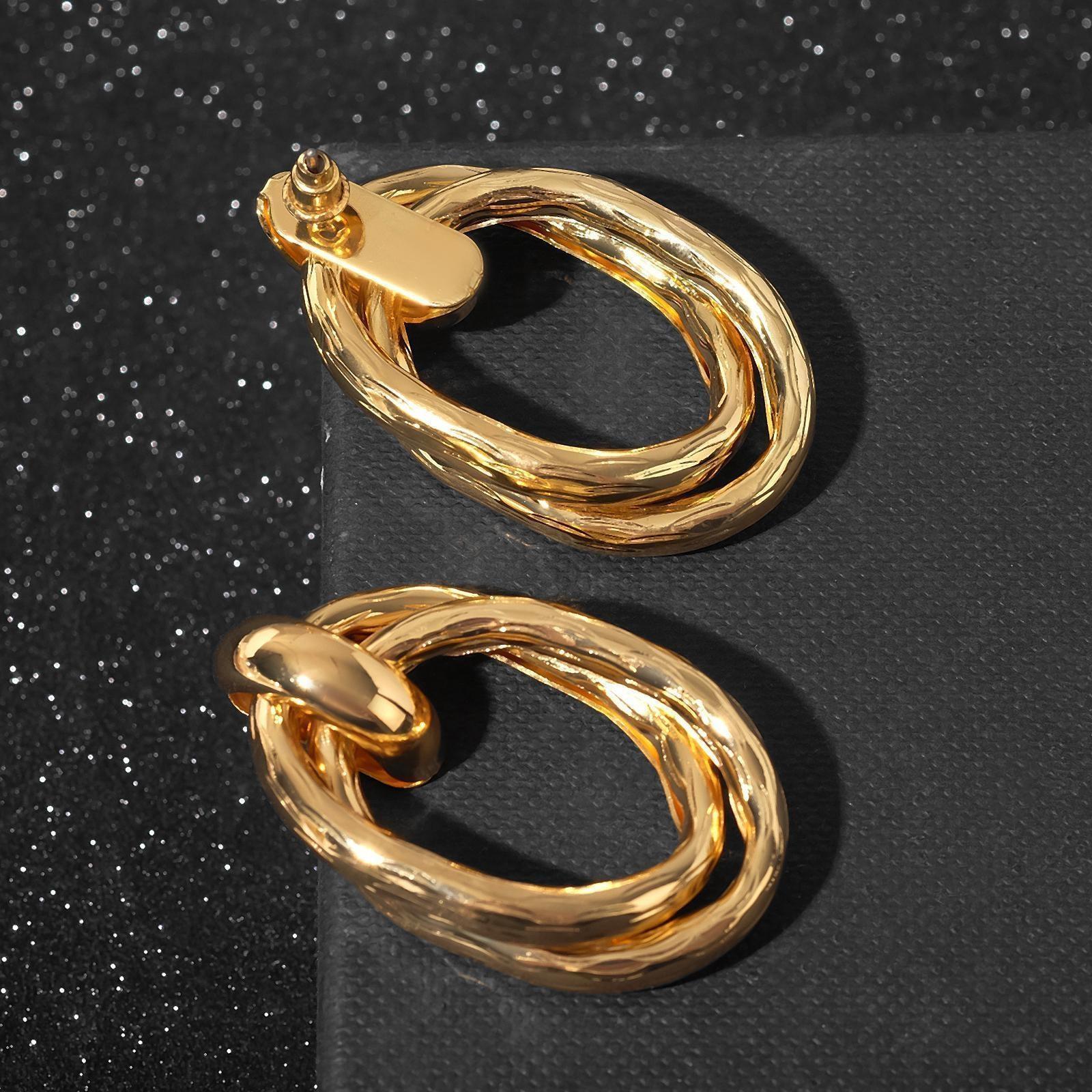 Серьги металл 