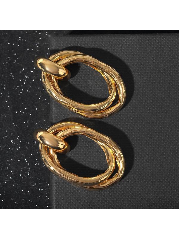 Серьги металл 