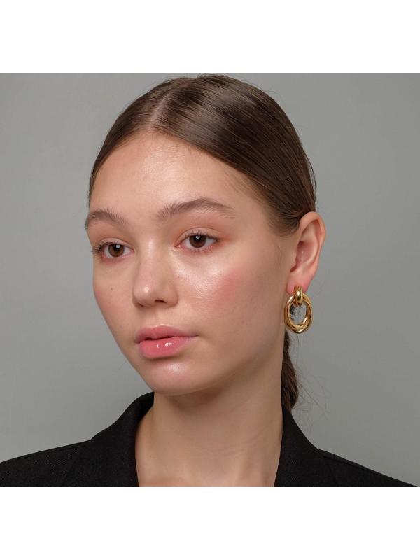 Серьги металл 