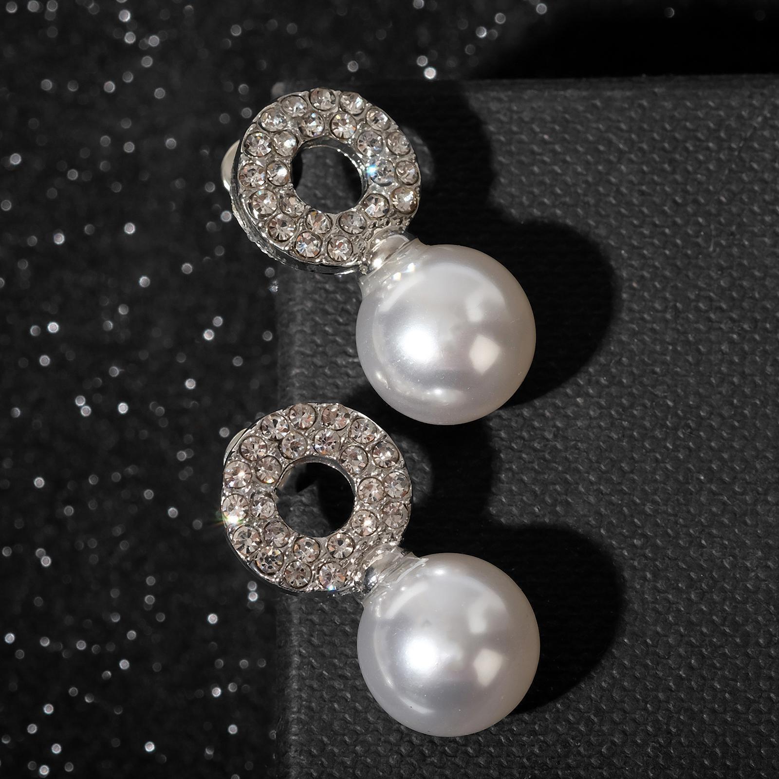 Серьги с жемчугом 