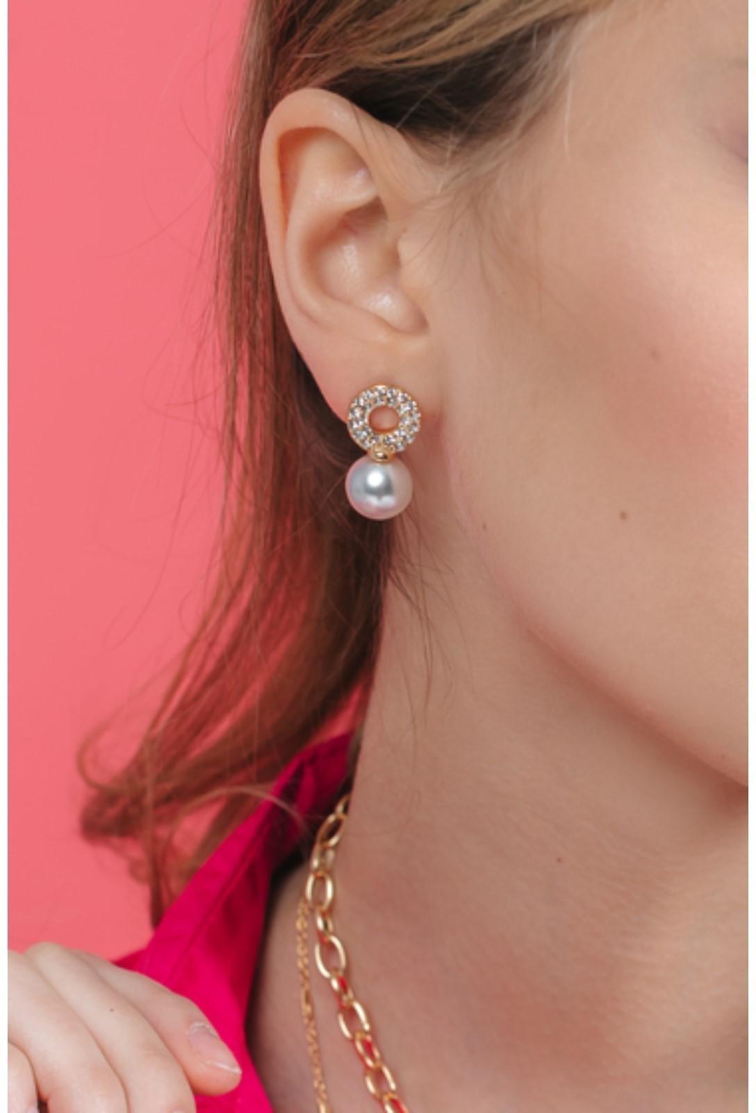 Серьги с жемчугом 