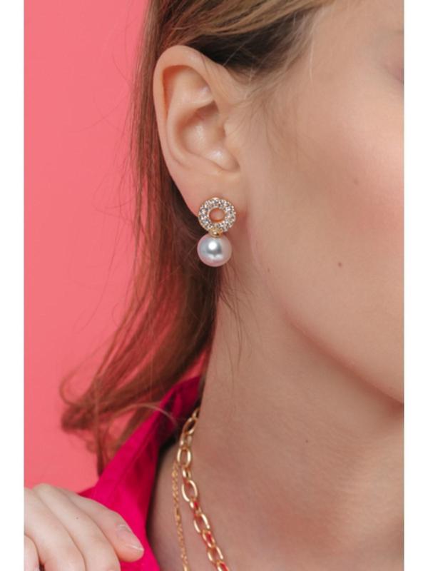 Серьги с жемчугом 