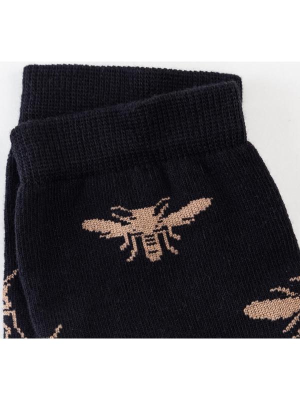 Носки MINAKU «Насекомые», цвет чёрный, размер 40-41 (27 см)