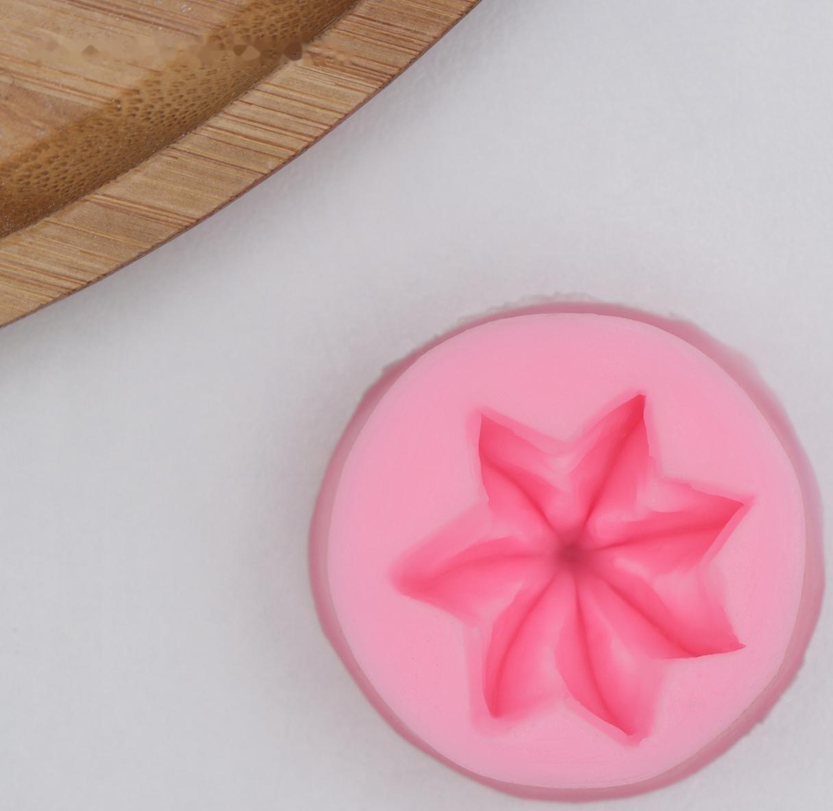 Молд «Звёздочка», 4×4×2,5 см, цвет розовый