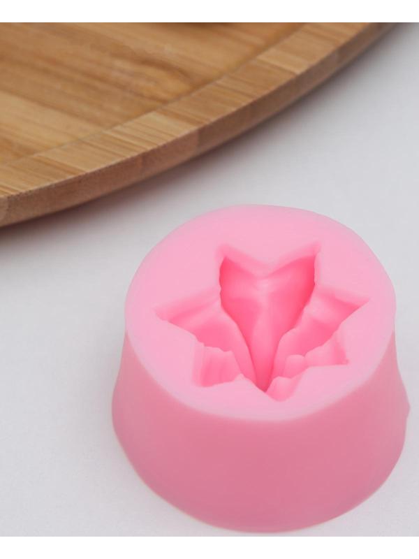Молд «Звёздочка», 4×4×2,5 см, цвет розовый