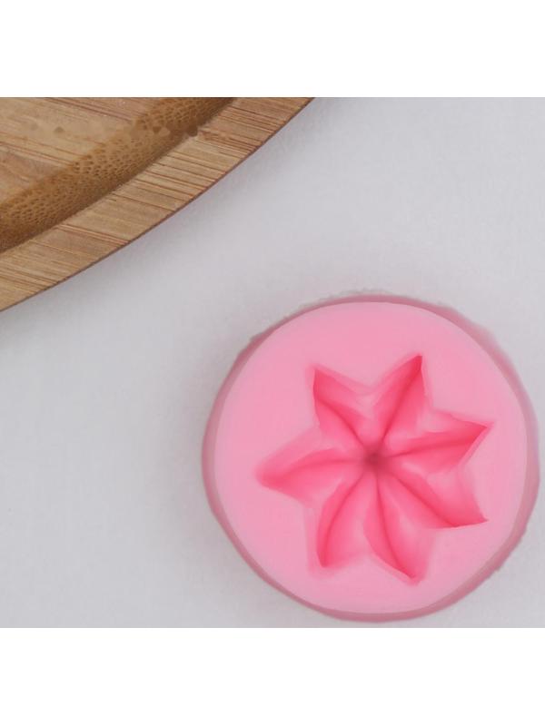 Молд «Звёздочка», 4×4×2,5 см, цвет розовый