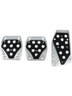 Накладки на педали Cartage, антискользящие, черный, набор 3 шт