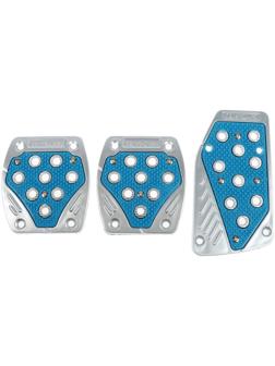 Накладки на педали Cartage, антискользящие, набор 3 шт, синий