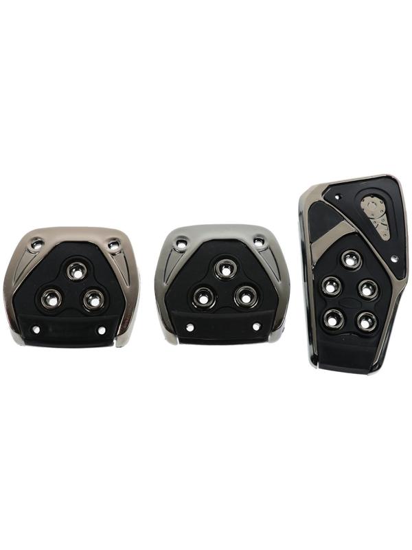 Накладки на педали Cartage, антискользящие, набор 3 шт, черный