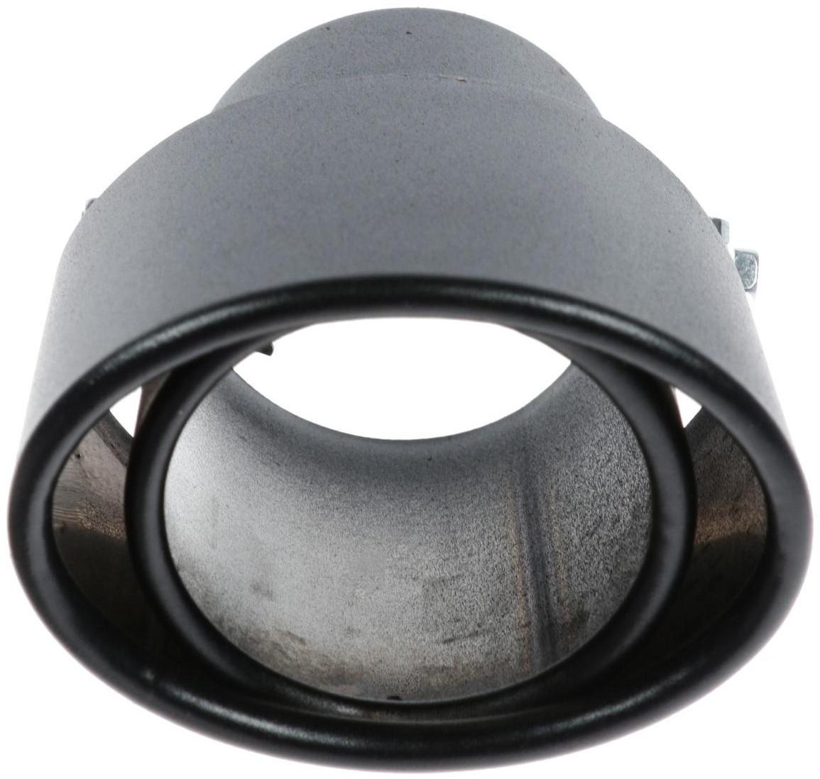 Насадка на глушитель 14×8.5 см, посадочный 64 мм, черный мат