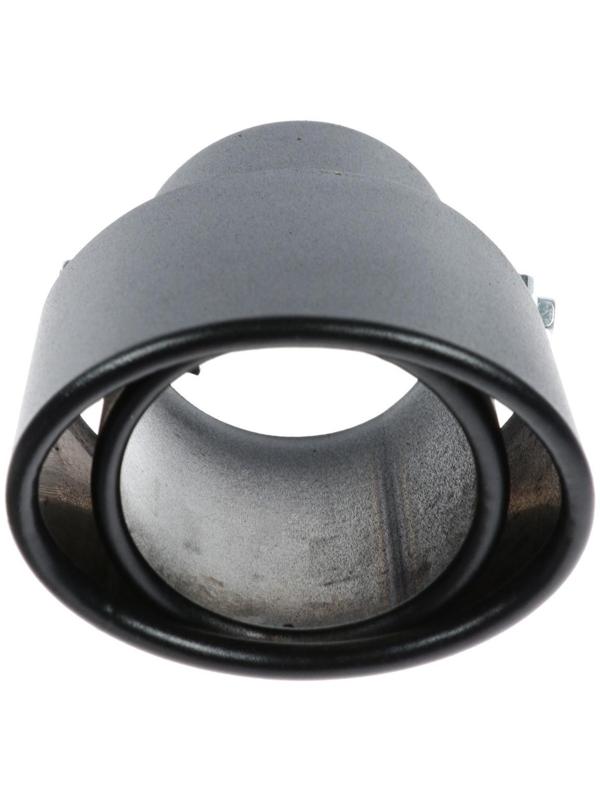 Насадка на глушитель 14×8.5 см, посадочный 64 мм, черный мат