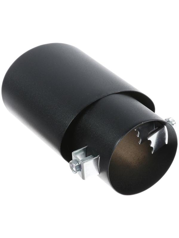 Насадка на глушитель 14×8.5 см, посадочный 64 мм, черный мат