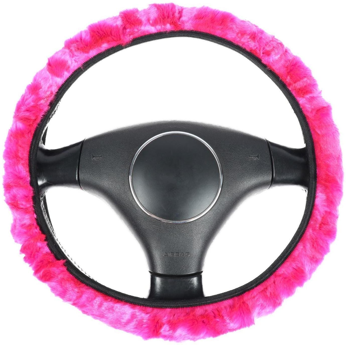 Оплетка TORSO, меховая, мультиразмерная, розовый