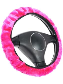 Оплетка TORSO, меховая, мультиразмерная, розовый