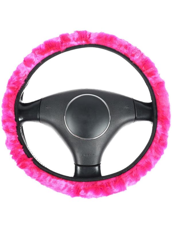 Оплетка, чехол кпп, чехол ручника, мультиразмерный, розовый, набор 3 шт