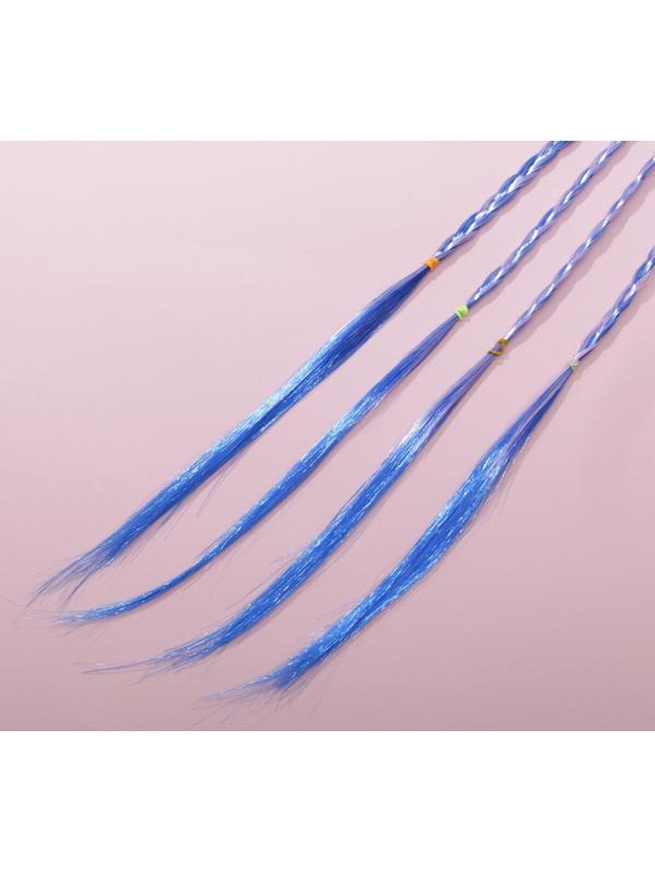 Цветные косички для волос «Лови волну», на резинке