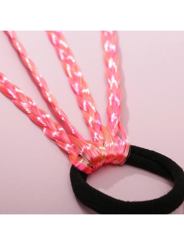 Цветные косички для волос «Замур-р-чательная ты», на резинке