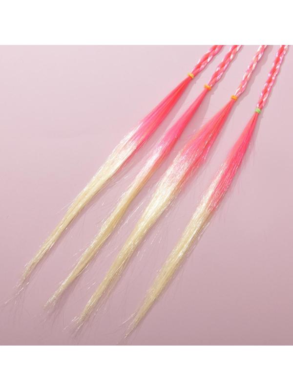 Цветные косички для волос «Замур-р-чательная ты», на резинке