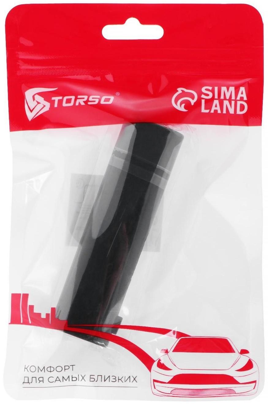 Щетка TORSO для чистки труднодоступных мест в салоне, телескоп 9-12 см, черный