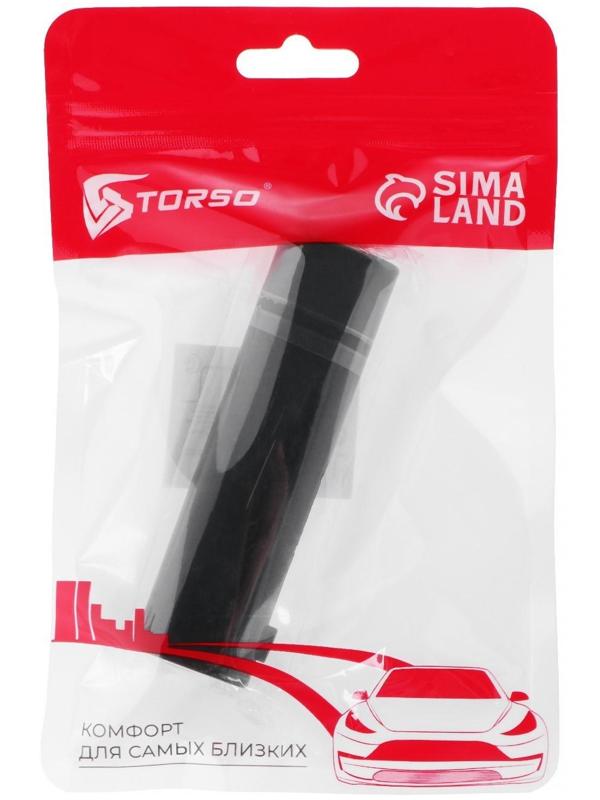 Щетка TORSO для чистки труднодоступных мест в салоне, телескоп 9-12 см, черный