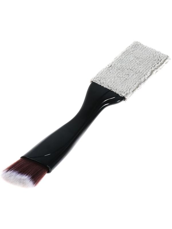 Щетка для чистки труднодоступных мест в салоне авто, 22 см, черный