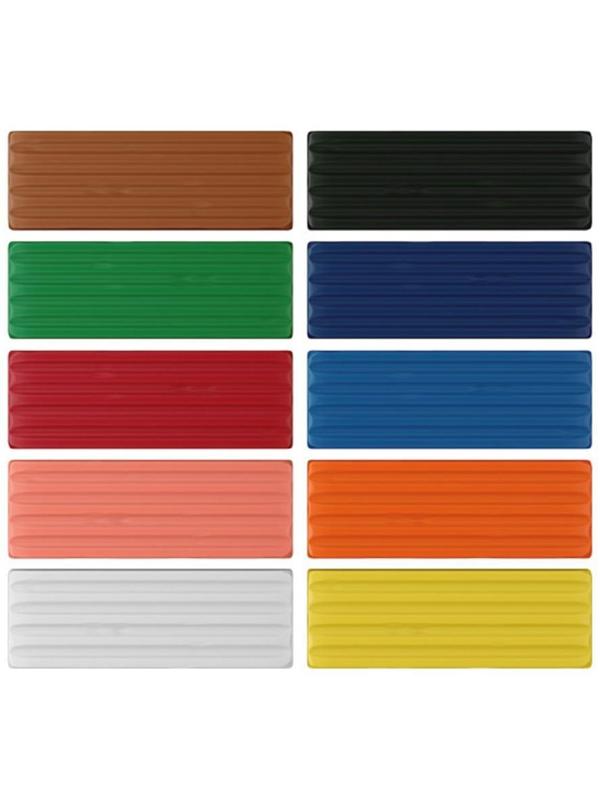 Пластилин 10 цветов 160 г Erich Krause, европодвес, экономичная упаковка