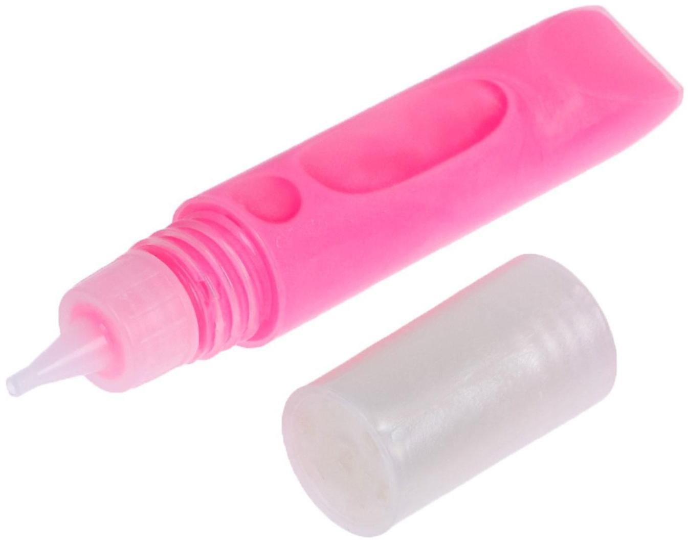 Набор красок по стеклу с трафаретом. Витражная фигурка 