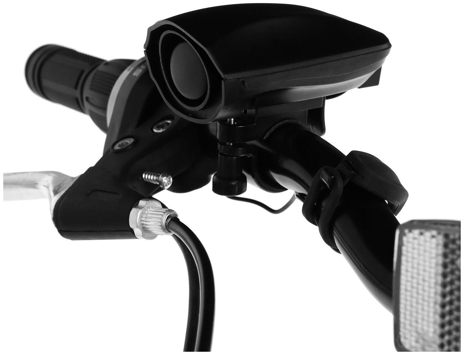 Звонок велосипедный JY-575J, 120 децибел, 2 вида звука, водонепроницаемый