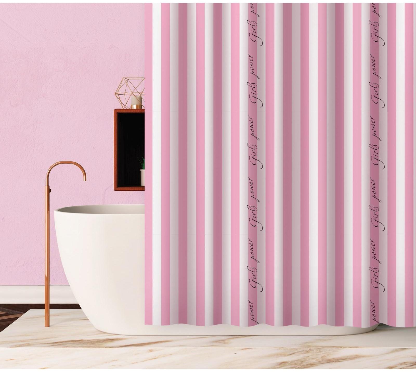 Шторка в ванную Girls power 180х180см