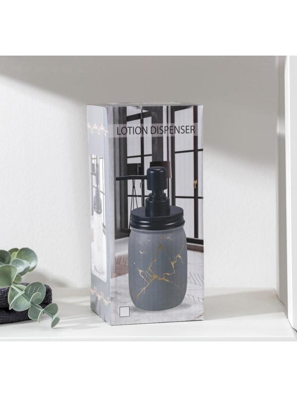 Дозатор для жидкого мыла «Зевс», 500 мл, цвет белый