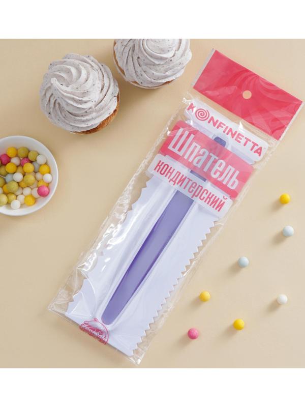 Шпатель кондитерский KONFINETTA «Праздник», 23×7,7 cм