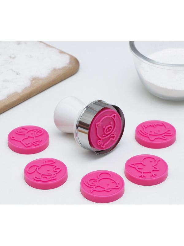 Набор для изготовления печенья «Друзья человека», 6 шт, цвет МИКС