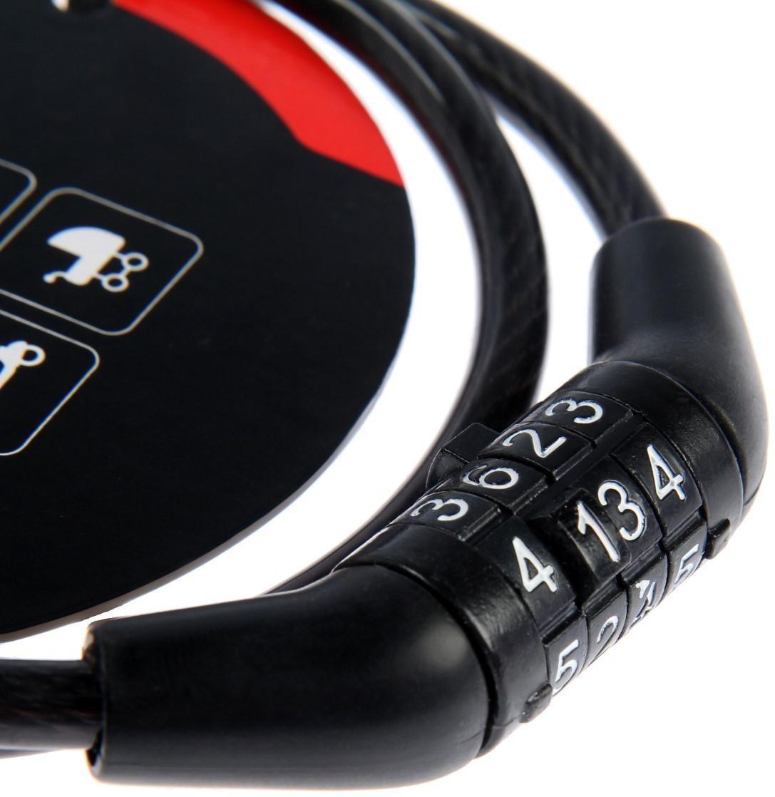 Замок навесной велосипедный Dream Bike, кодовый, 6 х 650 мм