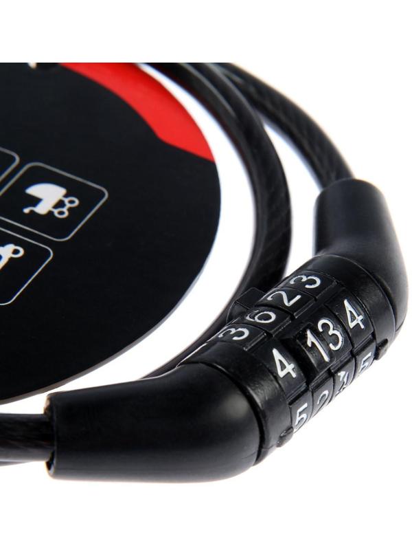 Замок навесной велосипедный Dream Bike, кодовый, 6 х 650 мм